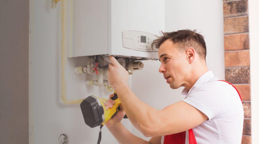 Professional tankless water heater installation in Higbee, MO
